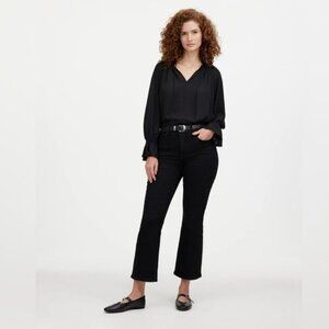 Madewell Black Curvy Kick-Out Jeans Size 29T